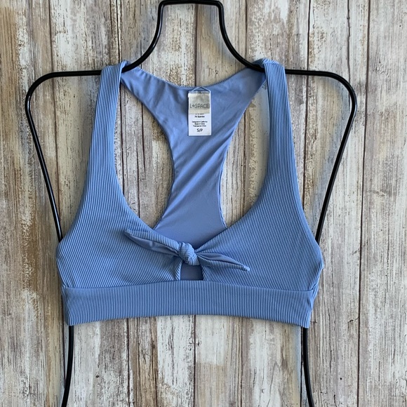 l*space Other - L*Space Ribbed TARA Racerback Keyhole Bikini Top